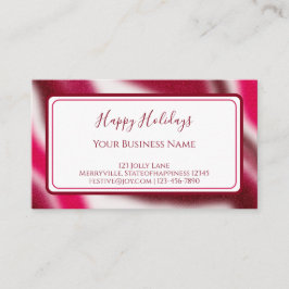 Einzigartige moderne Weihnachtsgeschäft Werbeaktio Visitenkarte