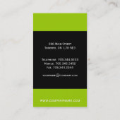 Einzigartige Monogramm-Visitenkarten Visitenkarte (Rückseite)