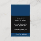 Einzigartige Monogramm-Visitenkarten Visitenkarte (Rückseite)