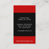 Einzigartige Monogramm-Visitenkarten Visitenkarte (Rückseite)