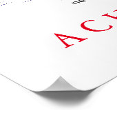 Einzigartige Motivierend Howling Wolf Poster Print (Ecke)