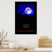 Einzigartige Motivierend Leistung Wolf Poster Prin (Küche)