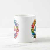 Einzigartige Multicolor-Natur Kaffeetasse (Mittel)