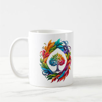 Einzigartige Multicolor-Natur Kaffeetasse