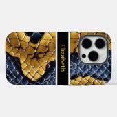 Einzigartige Muster einer lebhaften, giftigen Schl Case-Mate iPhone Hülle (Rückseite (Horizontal))