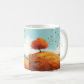 Einzigartige Muster, Herbst Kaffeetasse (VorderseiteRechts)