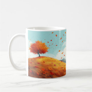 Einzigartige Muster, Herbst Kaffeetasse