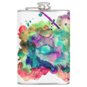 Einzigartige, mutige, bunte flachmann (Vorderseite)