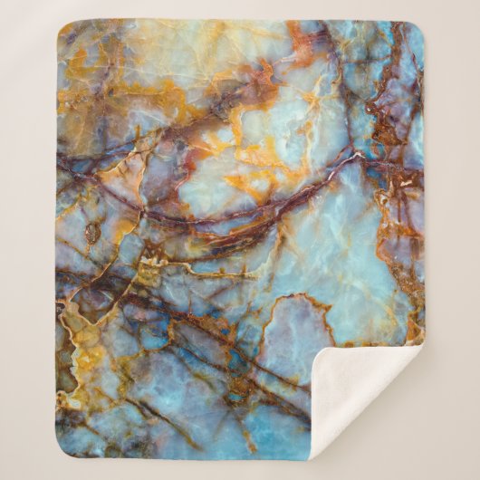 einzigartige Natursteinstruktur - Marmor, Onyx, gr Sherpadecke (Vorderseite)