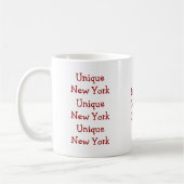 Einzigartige New Yorker Tongue Twister-Tasse Kaffeetasse (Links)