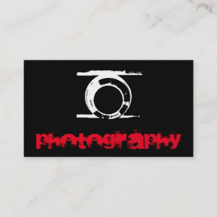 Einzigartige niedliche schlichte schwarze rote visitenkarte