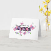 Einzigartige Nonna Karte (Gelbe Blume)