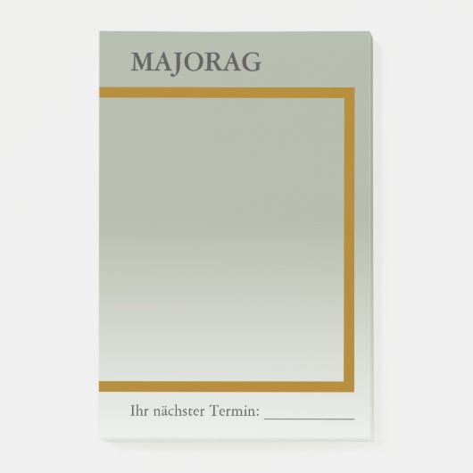 Einzigartige Noten Post-it Klebezettel (Vorderseite)