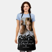 Einzigartige Oma-Foto-Schürze Schürze (Getragen)