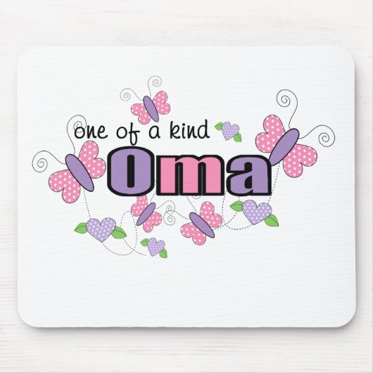 Einzigartige Oma Mousepad (Vorne)