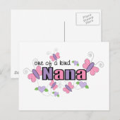 Einzigartige Oma Postkarte (Vorne/Hinten)