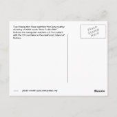 Einzigartige Orangutan-Fotografien Postkarte (Rückseite)