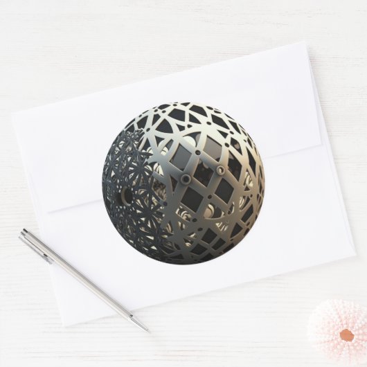 Einzigartige Orb-Aufkleber Runder Aufkleber (Umschlag)
