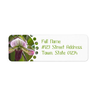 Einzigartige Orchid-Mailing-Labels