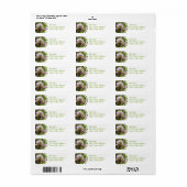 Einzigartige Orchid-Mailing-Labels (Vorne)