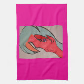Einzigartige Original-Charakter-Kunst Küchenhandtu Geschirrtuch (Vertikal)