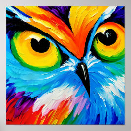 Einzigartige Owl Illustration Art | Download & Pri Poster