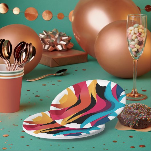 Einzigartige Paper-Teller Pappteller (Multi)