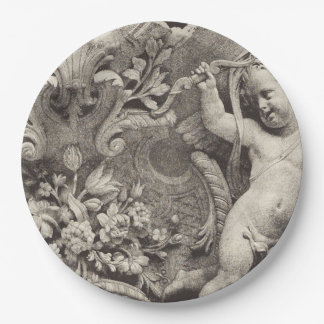Einzigartige Papierplatte Museumskunst Pappteller