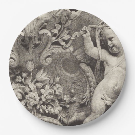 Einzigartige Papierplatte Museumskunst Pappteller (Vorderseite)