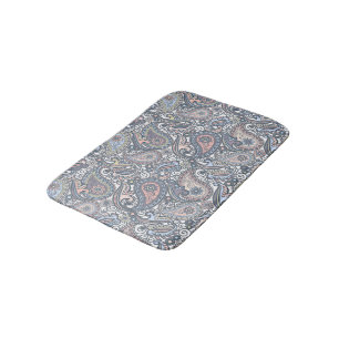 Einzigartige Pastel Violet Pink Vintag Paisley Flo Badematte