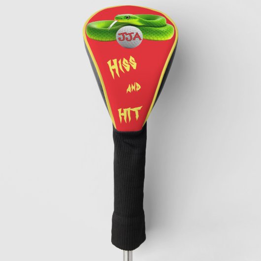Einzigartige personalisierte Golfgeschenke Golf Headcover (Vorderseite)