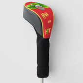Einzigartige personalisierte Golfgeschenke Golf Headcover (angewinkelt)