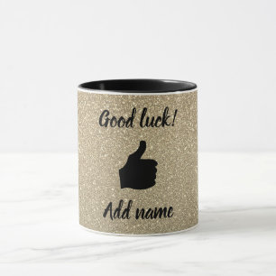 Einzigartige personalisierte viel Glück-Tasse Tasse