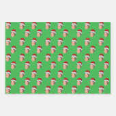 Einzigartige Personalisierte Weihnachtsfeier, Weih Geschenkpapier Set (Vorderseite)