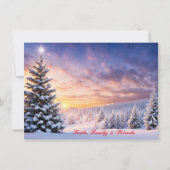 Einzigartige Personalisierte Weihnachtskarten Weiß (Vorderseite)