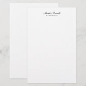 Einzigartige phantastische berufliche Designkallig Briefpapier (Vorne/Hinten)