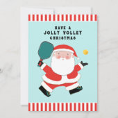 Einzigartige Pickleball Weihnachtskarten Feiertagskarte (Vorderseite)