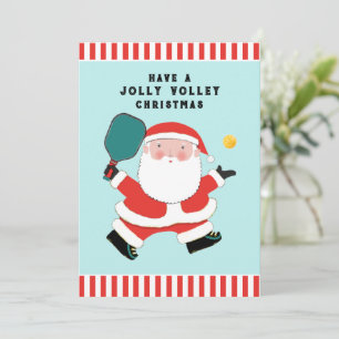 Einzigartige Pickleball Weihnachtskarten Feiertagskarte
