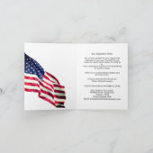 Einzigartige politische Wahlkampfveranstaltung ode Dankeskarte (Innenseite)