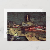 Einzigartige Postkarte der Stadt - Winnipeg, Manit (Vorne/Hinten)