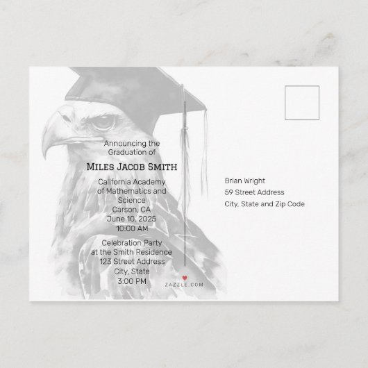 Einzigartige Postkarten für den benutzerdefinierte (Rückseite)