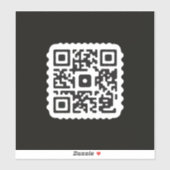 Einzigartige QR-Code-Aufkleber für Händler" Aufkleber (Blatt)