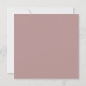 Einzigartige QR Rose Gold Couple Liebe Wedding Son Save The Date (Rückseite)