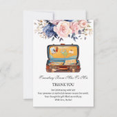 Einzigartige Reise von Frau zu Frau Brautparty Dankeskarte (Vorderseite)