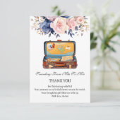 Einzigartige Reise von Frau zu Frau Brautparty Dankeskarte (Stehend Vorderseite)