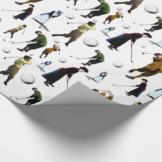 Einzigartige Retro Vintage Männer und Geschenkpapier (Ecke)