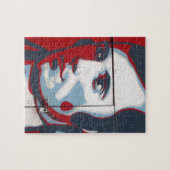 Einzigartige Robert Burns-Straßen-Kunst! Puzzle (Horizontal)