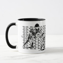 Einzigartige Rock & Roll Band-Rockers aus Cartoon Tasse