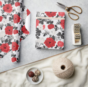 Einzigartige Rose Boho Wrapping Paper Geschenkpapier