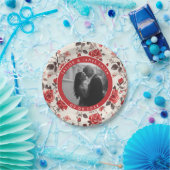 Einzigartige Rose Hochzeiten Teller für Bachelor P (Party)